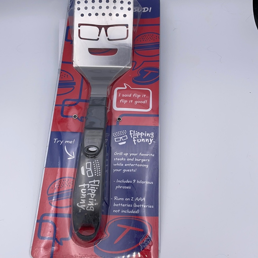 Grill Buddy HUGE Flipper Talking Spatula NEW